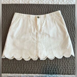 Lilly Pulitzer White Skort size 8